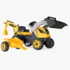 Smoby Pedal- & Gåbiler-Maks Builder Traktor med Trailer
