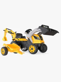 Smoby Pedal- & Gåbiler-Maks Builder Traktor med Trailer