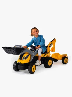 Smoby Pedal- & Gåbiler-Maks Builder Traktor med Trailer