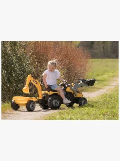 Smoby Pedal- & Gåbiler-Maks Builder Traktor med Trailer