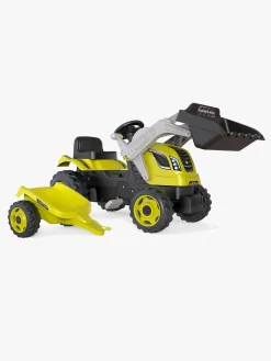 Pedal- & Gåbiler|Smoby Maks Farmer Traktor + Trailer