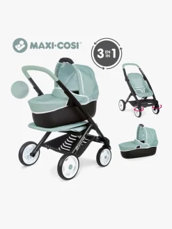Dukker & Bamser|Smoby Maxi-Cosi Dukkevogn 3-in-1, Grøn