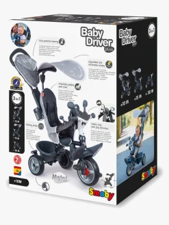Cykler|Smoby Trehjulet Cykel Baby Driver Plus, Grå