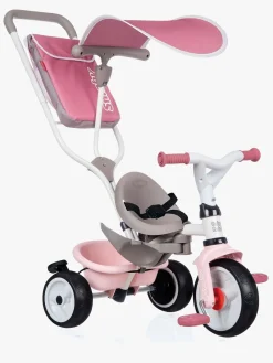 Cykler|Smoby Trehjulet Cykel Baby Balade Plus, Lyserød