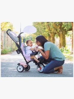 Cykler|Smoby Trehjulet Cykel Baby Driver Plus, Pink