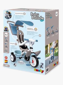 Cykler|Smoby Trehjulet Cykel Baby Balade Plus, Blå
