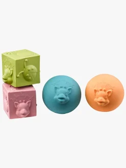 SophietheGiraffe Babylegetøj-Sophie the Girafe So Pure Sæt med Bolde & Terninger