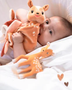 Stofbleer, Nusseklude & Babytæpper|SophietheGiraffe Sophie the Giraffe Dådyr Gavesæt Nusseklud, Brun