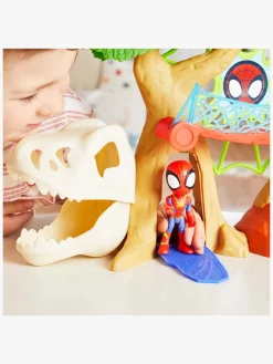 SpideyandFriends Legetøjsfigurer-Spidey and His Amazing Friends Dino-Webs Legesæt