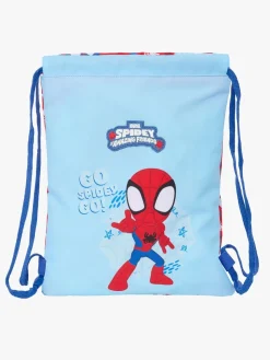 Tasker|SpideyandFriends Spidey and His Amazing Friends Gymnastikpose, Rød/Lyseblå