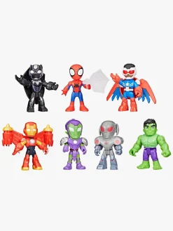 SpideyandFriends Legetøjsfigurer-Spidey And His Amazing Friends Figursæt Friends Collab