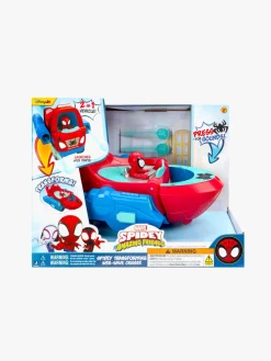 SpideyandFriends Legetøjsfigurer-Spidey And His Amazing Friends Transforming Web-Wave Bilsæt