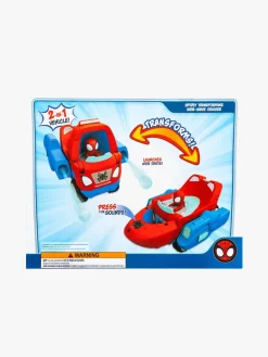 SpideyandFriends Legetøjsfigurer-Spidey And His Amazing Friends Transforming Web-Wave Bilsæt