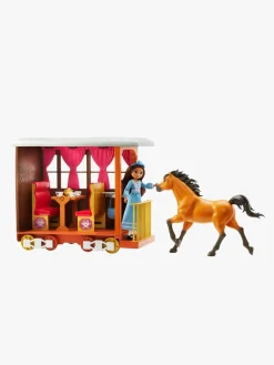 SpiritCollector Legetøjsfigurer-Spirit Untamed Luckys Togrejse Hjem Legetøjssæt