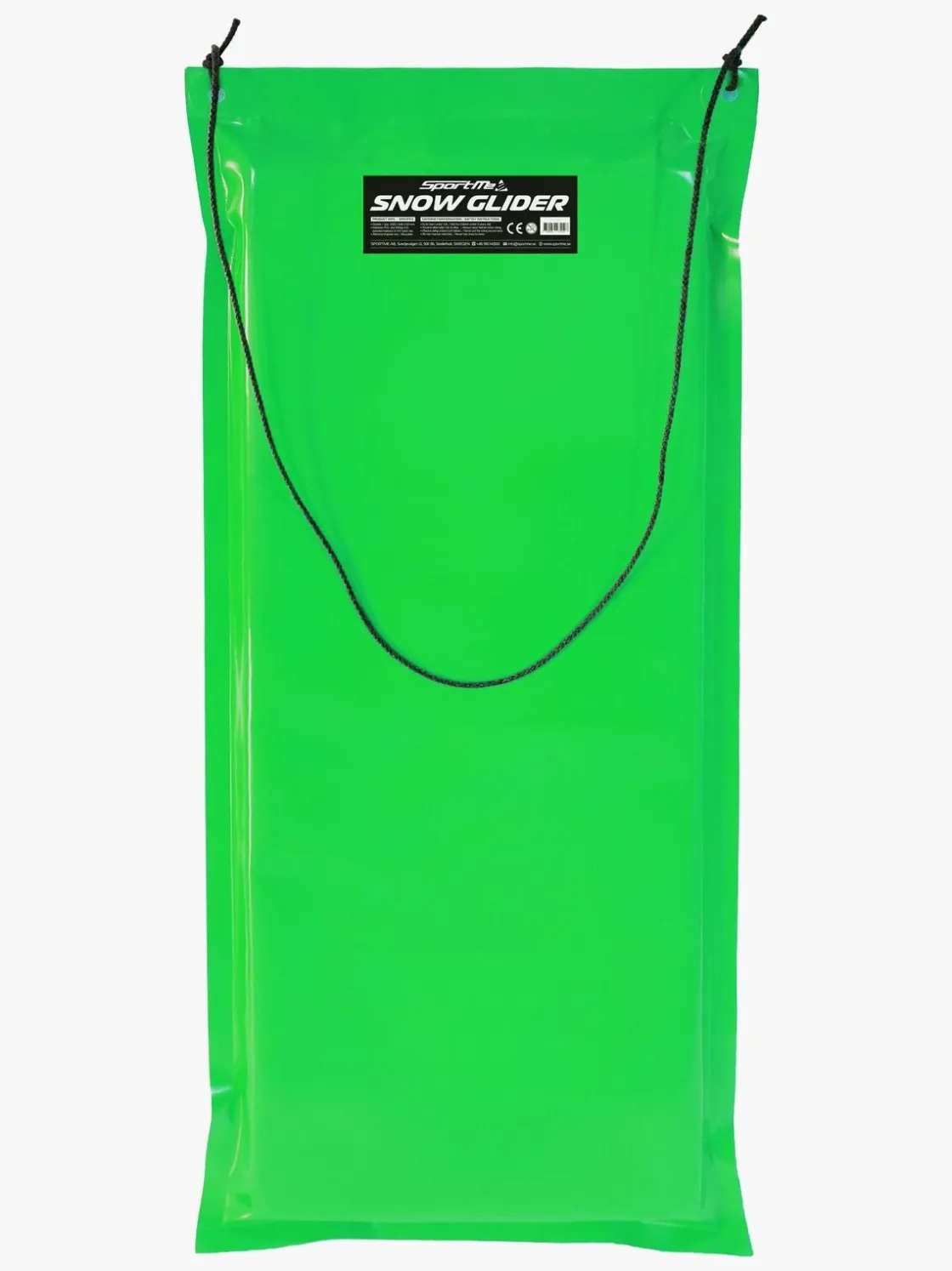 Vinterleg|SportMe Snemadras, Limefarvet