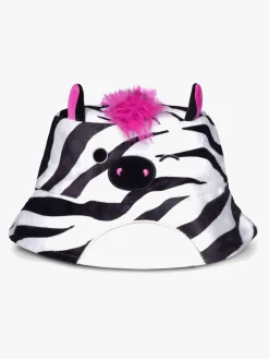 Tilbehør|Squishmallows Bøllehat, Tracey Sort/Hvid/Lyserød