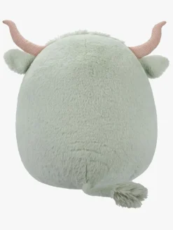 Dukker & Bamser|Squishmallows Fuzz A Mallows Bamse Iver Highland Cow 40 cm Grøn/Flerfarvet