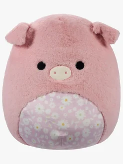 Dukker & Bamser|Squishmallows Fuzz A Mallows Bamse Peter Pig 50 cm Lyserød/Hvid