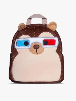 Tasker|Squishmallows Mini Rygsæk, Hans Brun/Beige/Blå/Rød