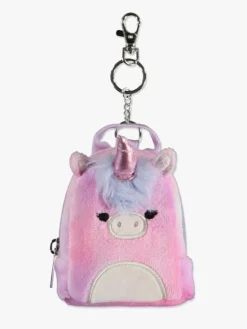 Børn Squishmallows Tilbehør-Nøglering Micro Rygsæk, Lola