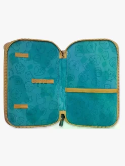 Kreativt Legetøj|Squishmallows Penalhus, Leonard Brun/Gul/Lyserød/Blå/Grøn