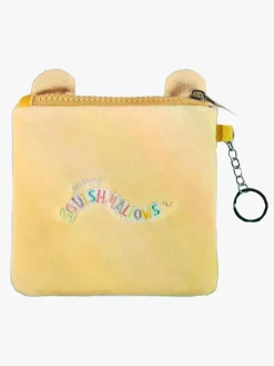 Tilbehør|Squishmallows Tegnebog, Leonard Brun/Gul/Lyserød/Blå/Grøn