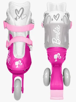 Skating|Barbie Stamp Justerbar 2-i-1 Inliners Størrelse 27-30, Pink