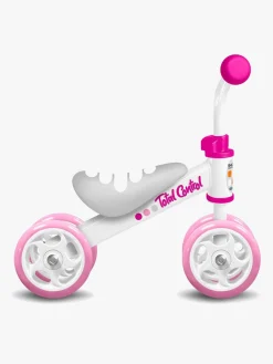 Stamp Pedal- & Gåbiler-Skids Control Gåbil, Lyserød/Hvid