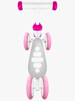 Stamp Pedal- & Gåbiler-Skids Control Gåbil, Lyserød/Hvid