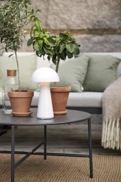 Lamper & Belysning|StarTrading Star Trading Bordlampe Mushroom, Hvid