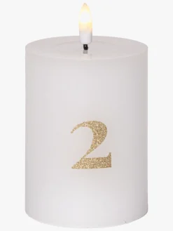 Børn StarTrading Interiør-Star Trading LED Bloklys 4-pak, Flamme Advent