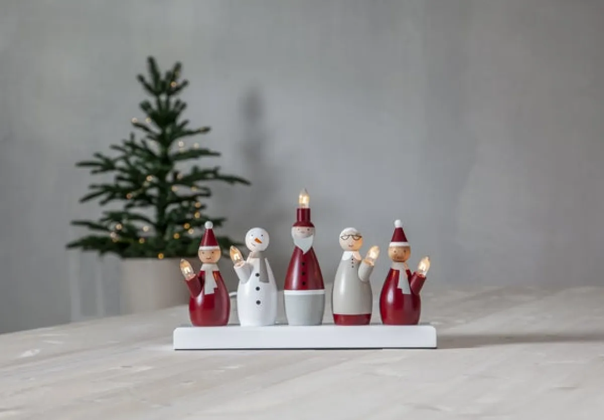 Interiør|StarTrading Star Trading Lysestage Nissefamilie