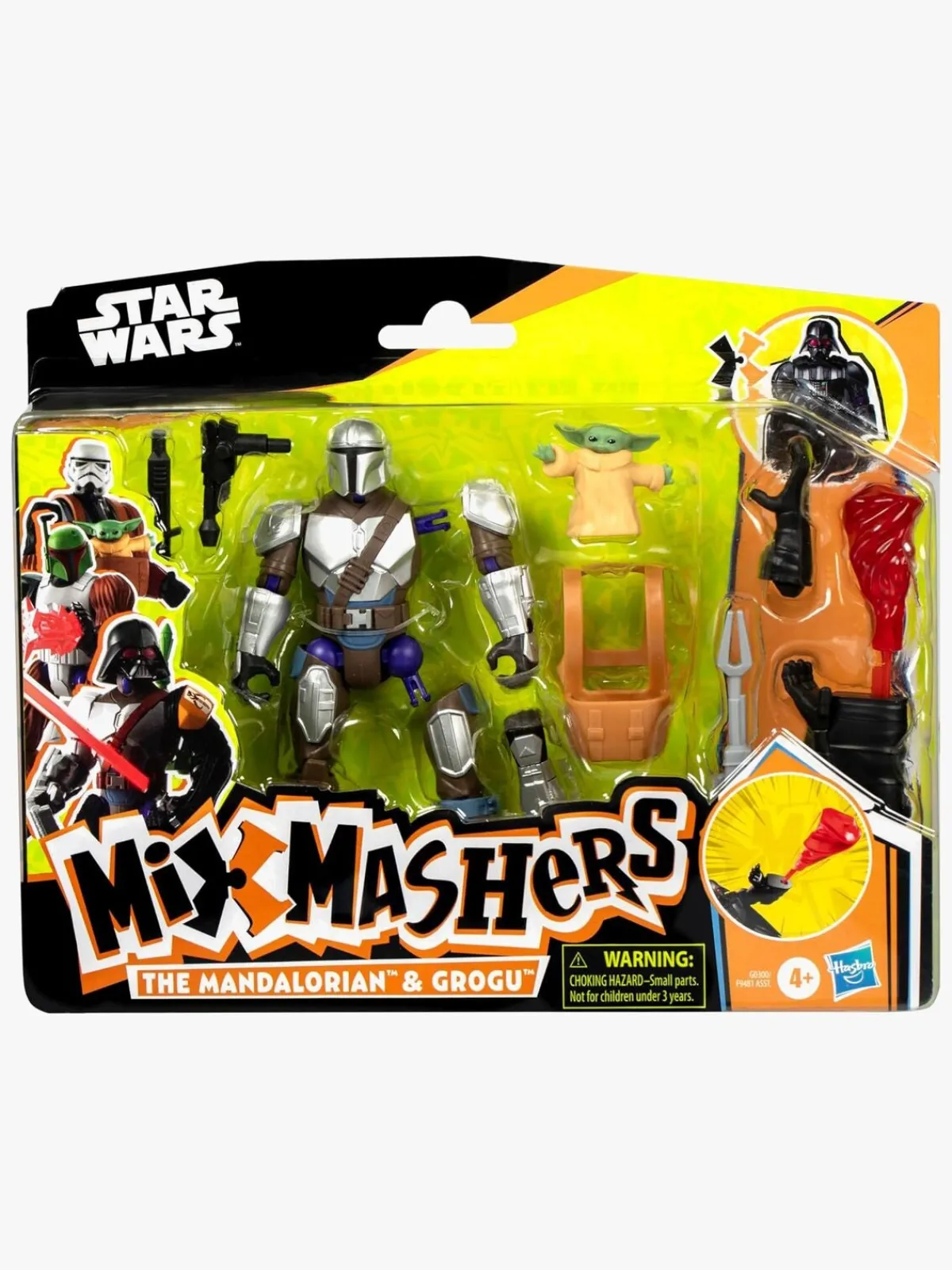 StarWars Legetøjsfigurer-Star Wars Mixmashers Figur Mando And Grogu Deluxe