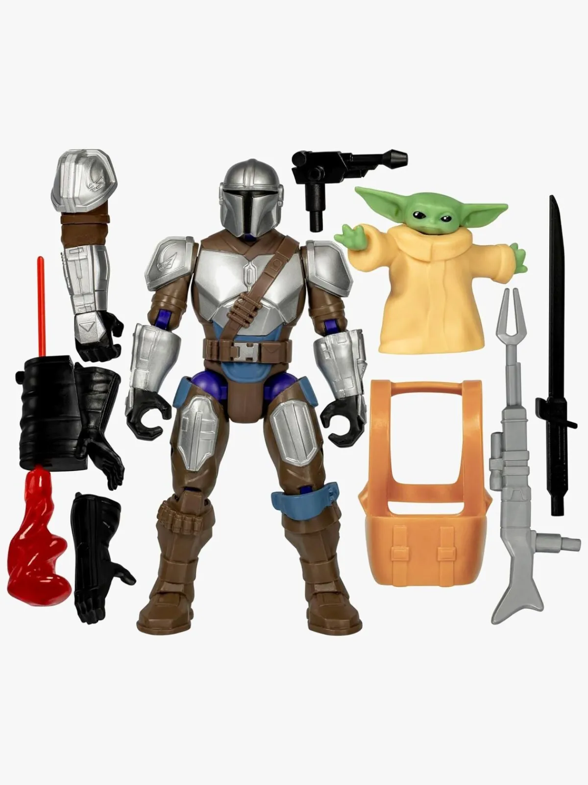 StarWars Legetøjsfigurer-Star Wars Mixmashers Figur Mando And Grogu Deluxe
