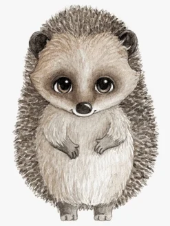 Børn Stickstay Interiør-Harry The Hedgehog Wallsticker