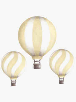 Interiør|Stickstay Vintage Balloon Set Wallsticker, Lemon Gul