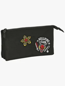 Kreativt Legetøj|StrangerThings Stranger Things Penalhus med 3 Rum, Hellfire Club