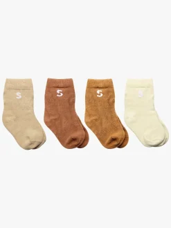 Undertøj|STUCKIES Strømper Baby 4-pak, Desert