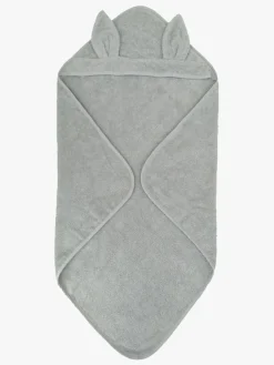 Uv & Strand|Summerville Rabbit Babyhåndklæde Øko, Silver Grå