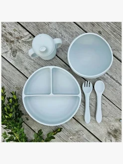 Summerville Spisetid-Spisesæt 5 Dele, Silver Grey