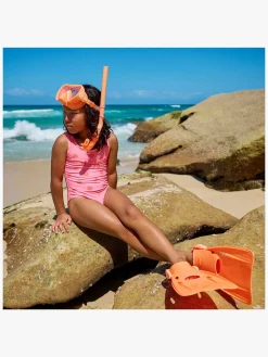 Svømning|SUNNYLiFE Dykkersæt, Neon Coral Marble