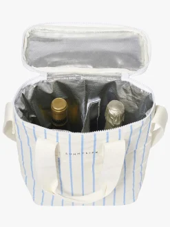 Tasker|SUNNYLiFE Køletaske til Drikkevarer, Le Weekend Blue-Crème