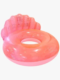 Vandleg|SUNNYLiFE Luxe Badering, Shell Neon Coral