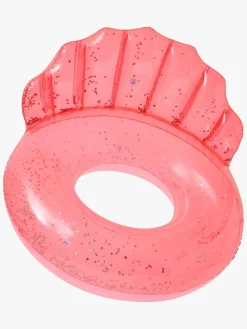 Vandleg|SUNNYLiFE Luxe Badering, Shell Neon Coral