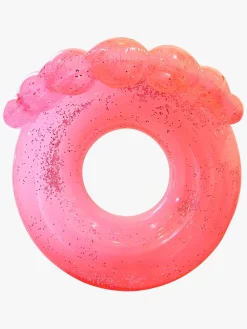 Vandleg|SUNNYLiFE Luxe Badering, Shell Neon Coral