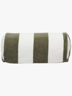 Uv & Strand|SUNNYLiFE Oppustelig Strandpude, The Vacay Olive Stripe