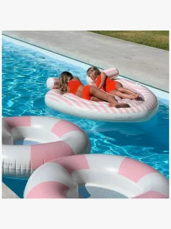 Vandleg|SUNNYLiFE  Oppusteligt Dobbelthjerte, Stole My Heart Pink Stripe