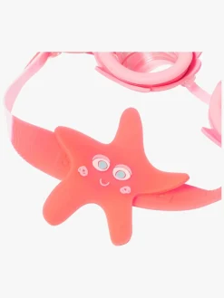 Svømning|SUNNYLiFE Svømmebriller, Melody the Mermaid Neon Strawberry Lyserød