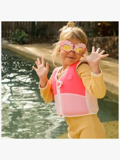 Svømning|SUNNYLiFE Svømmebriller, Melody the Mermaid Neon Strawberry Lyserød