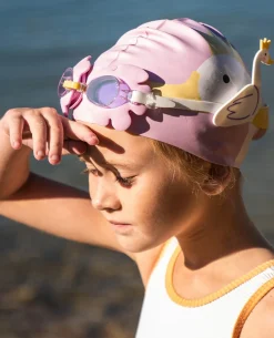 Svømning|SUNNYLiFE Svømmebriller, Princess Swan Multi Lilla